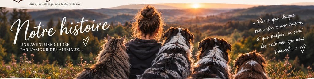 Notre histoire, une aventure familiale guidée par l’amour des animaux